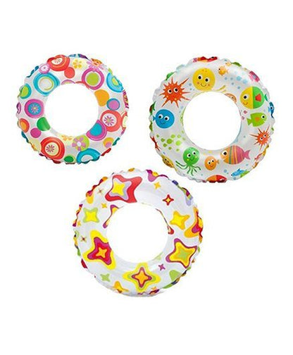Lively Swim Ring For 2-3 Years Kids (Print & Colour May Vary)