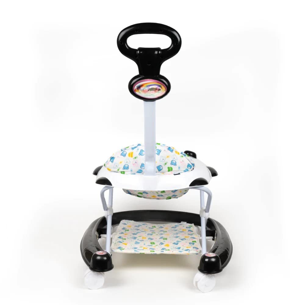Panda Bravo Baby Walker (06-15) Months Comes With Legs Rest & Music- Black