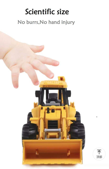 Friction Power Excavator JCB for Kids fun with Flexible Moving Tail