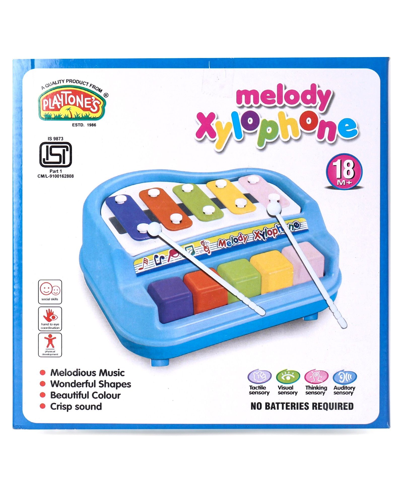 Melody Musical Xylophone and Piano (Blue)