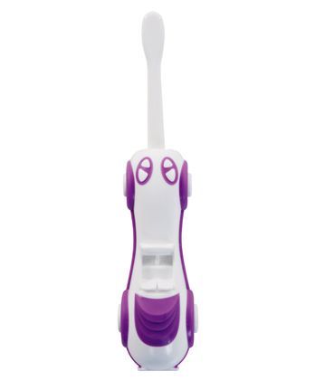 Mee Mee Kids Foldable Toothbrush - Purple And White