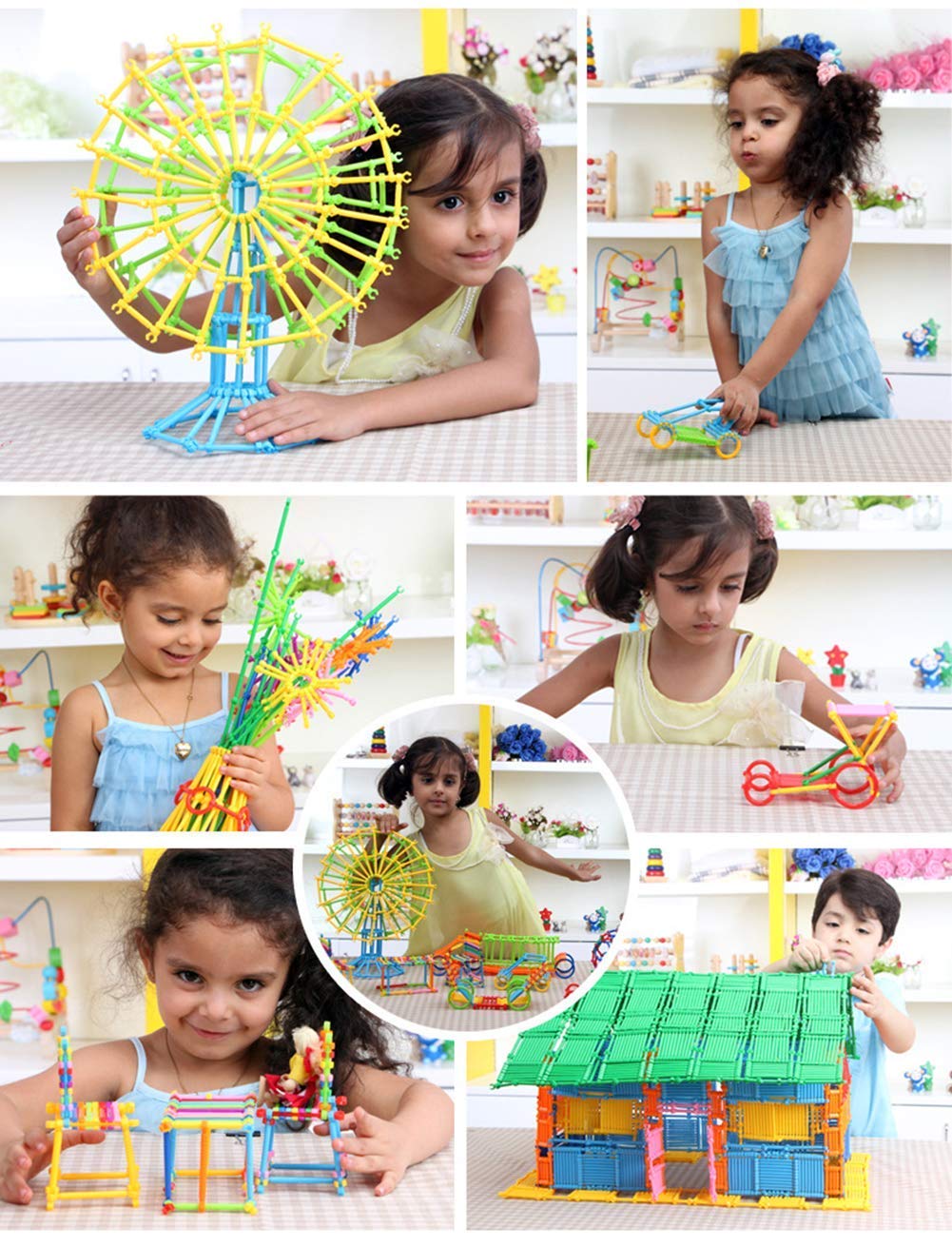 Educational Building 200+ Stick Toys For Kids