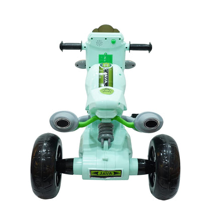 Panda Java Baby Tricycle And kids Cycle Ride-On Bikes With Music And Lights(Green)