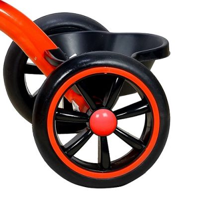 Luusa Nitro 250R TRICYCLE: A Fun and Sturdy Metal Tricycle with Cartoon Charm