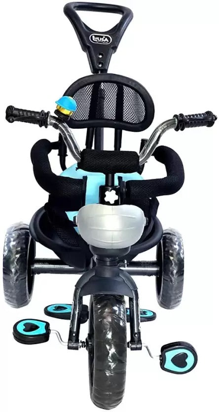 Luusa R1 Tricycle For Kids 3 In 1 Baby Tricycle For 1 - 4 Years Kids Carrying Capacity Upto 30kgs (Blue)