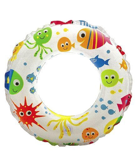 Intex Lively Swim Ring For 2-3 Years Kids (Print & Colour May Vary)