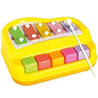 Poppins Melody Musical Xylophone and Piano (Yellow)