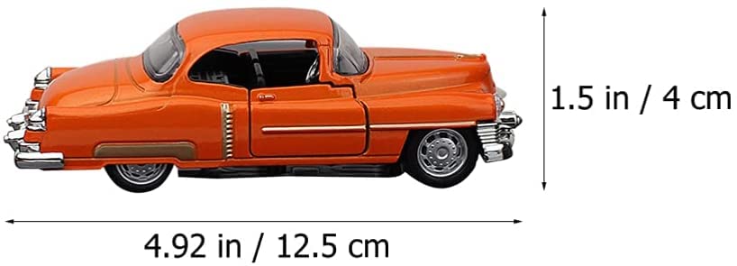 Classic Cars 1:32 Scale Die Cast Metal cars Orange