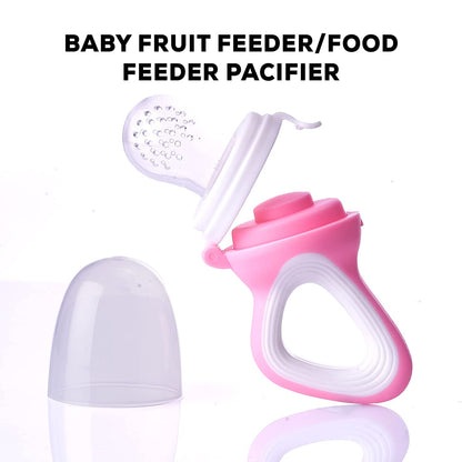 Baybee Premium Baby Food & Fruit Nibbler-Fresh Food Feeder for 3-24 Months(Pink)