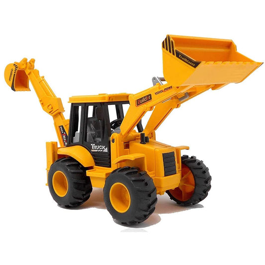 Friction Power Excavator JCB for Kids fun with Flexible Moving Tail