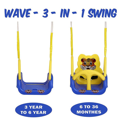 Panda Musical Swing Toy For Kids(Blue)