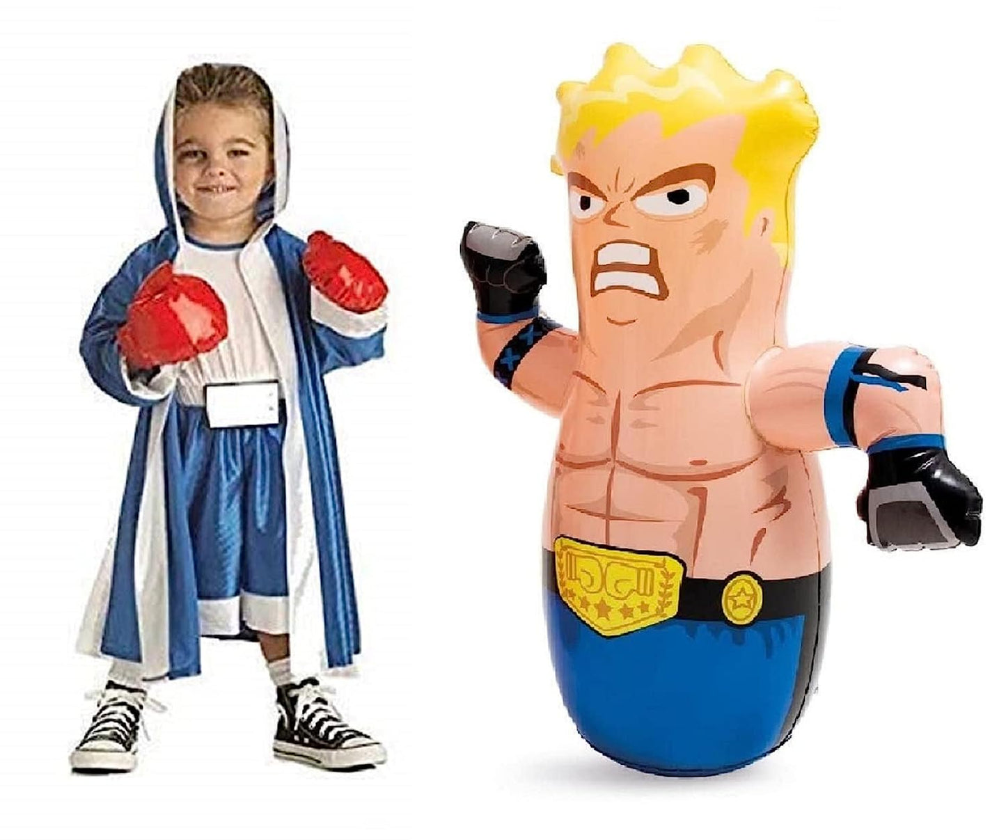 Intex Bob Punching Bag for Kids 3D Inflatable PVC Toy