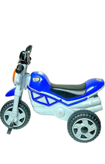 Rainbow's Bullet Tricycle With Music And Light Baby Rideon Bike(Blue)