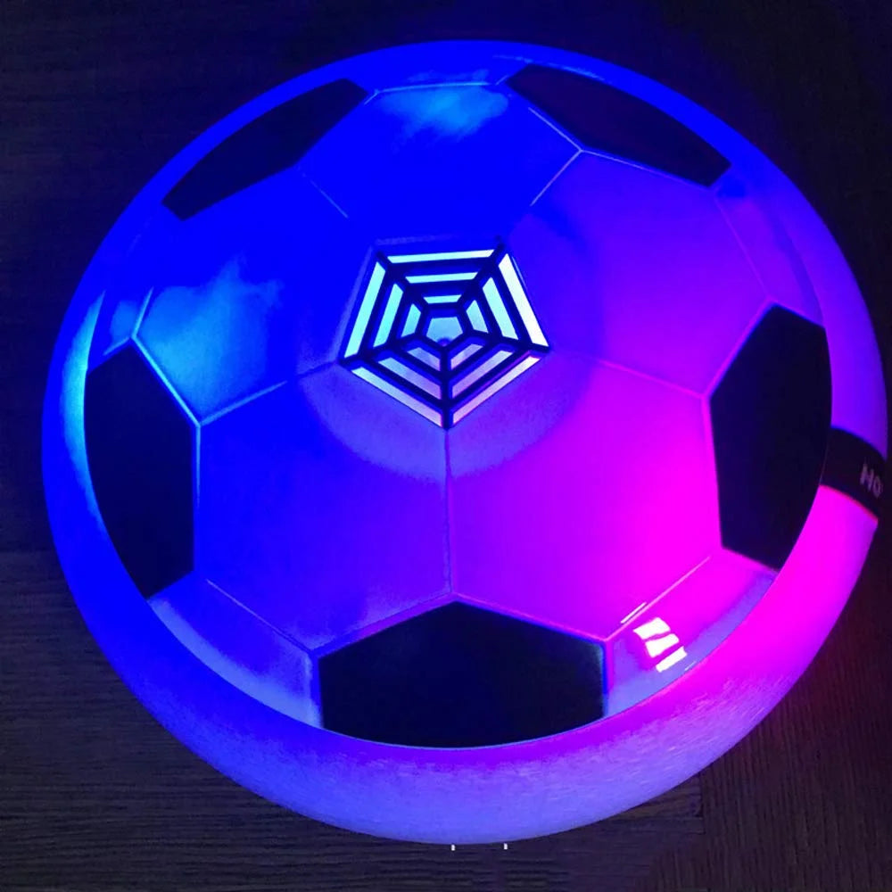Hover Football Soccer Disc Indoor Ball Toy with Lights, Multicolor