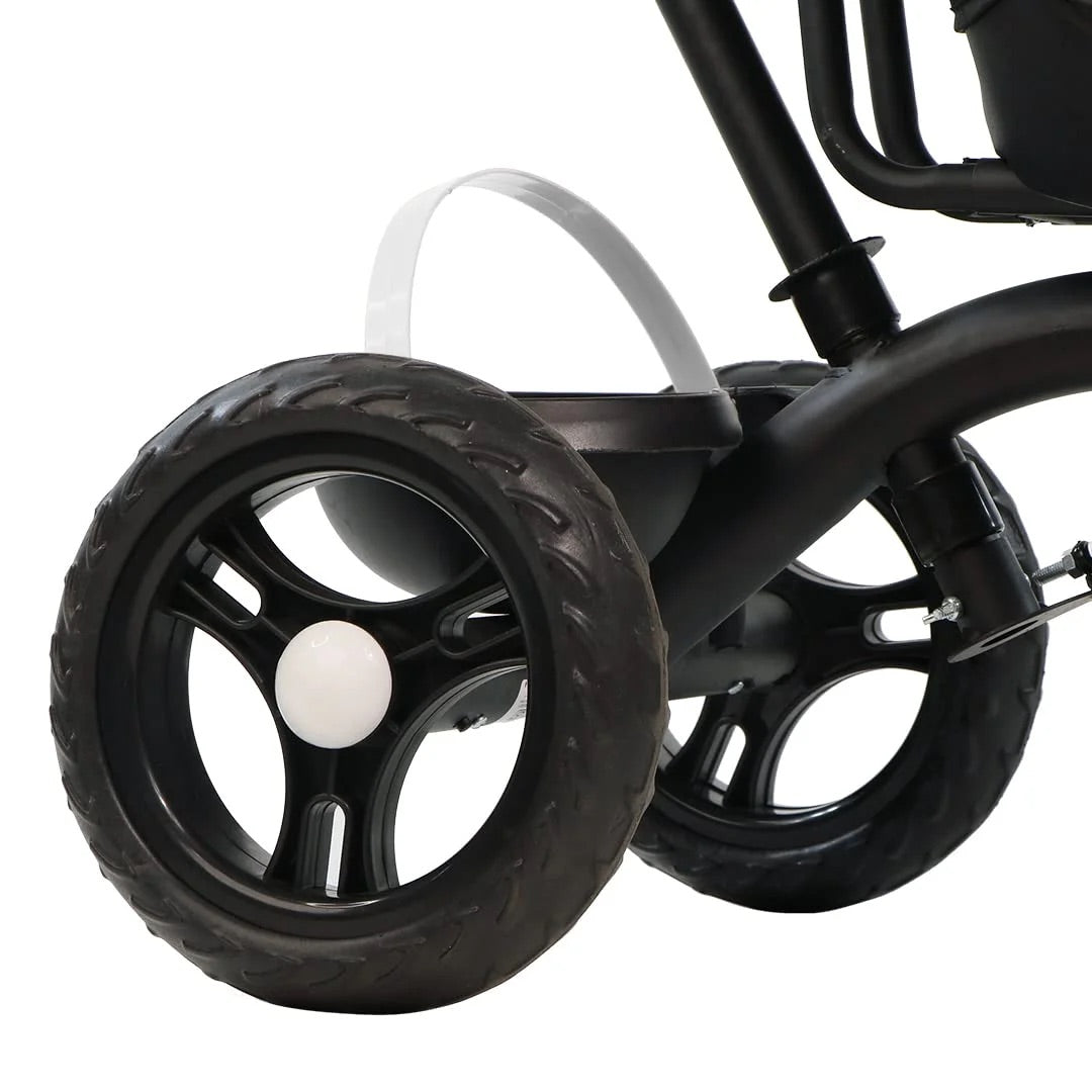 Luusa GT-1 Tricycle For Kids Plug N Play baby Cycle With Parent Handle Black
