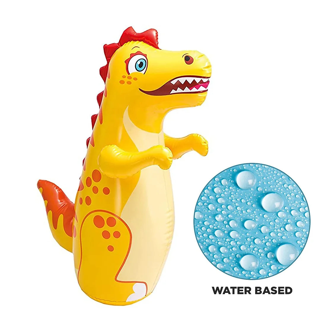 Punching Inflated Dinosaur Toy for Kids  Water Filled Base BOP for Toddlers