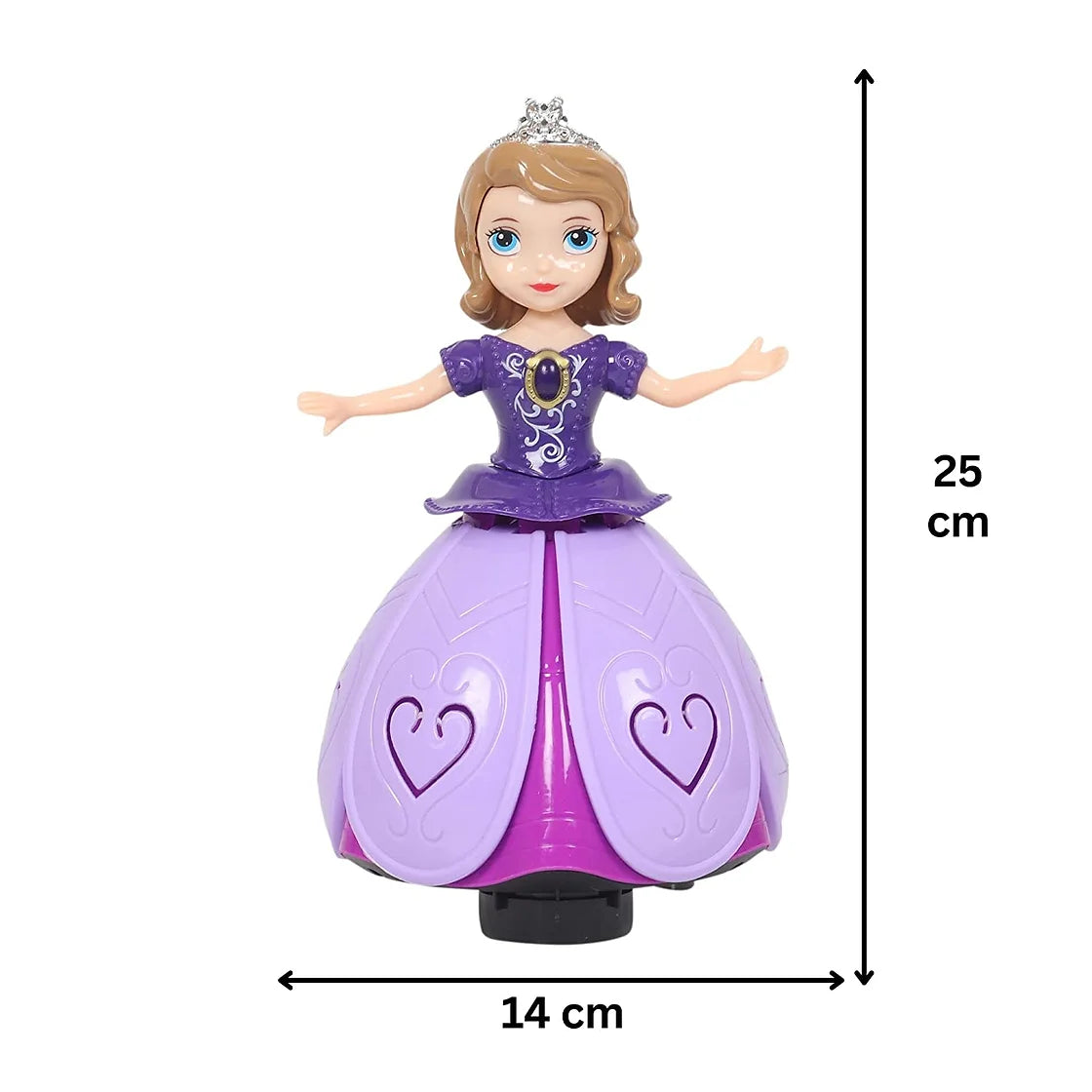 Dancing Angle Rotating and Dancing Omni Directional Doll Toy with Light & Music