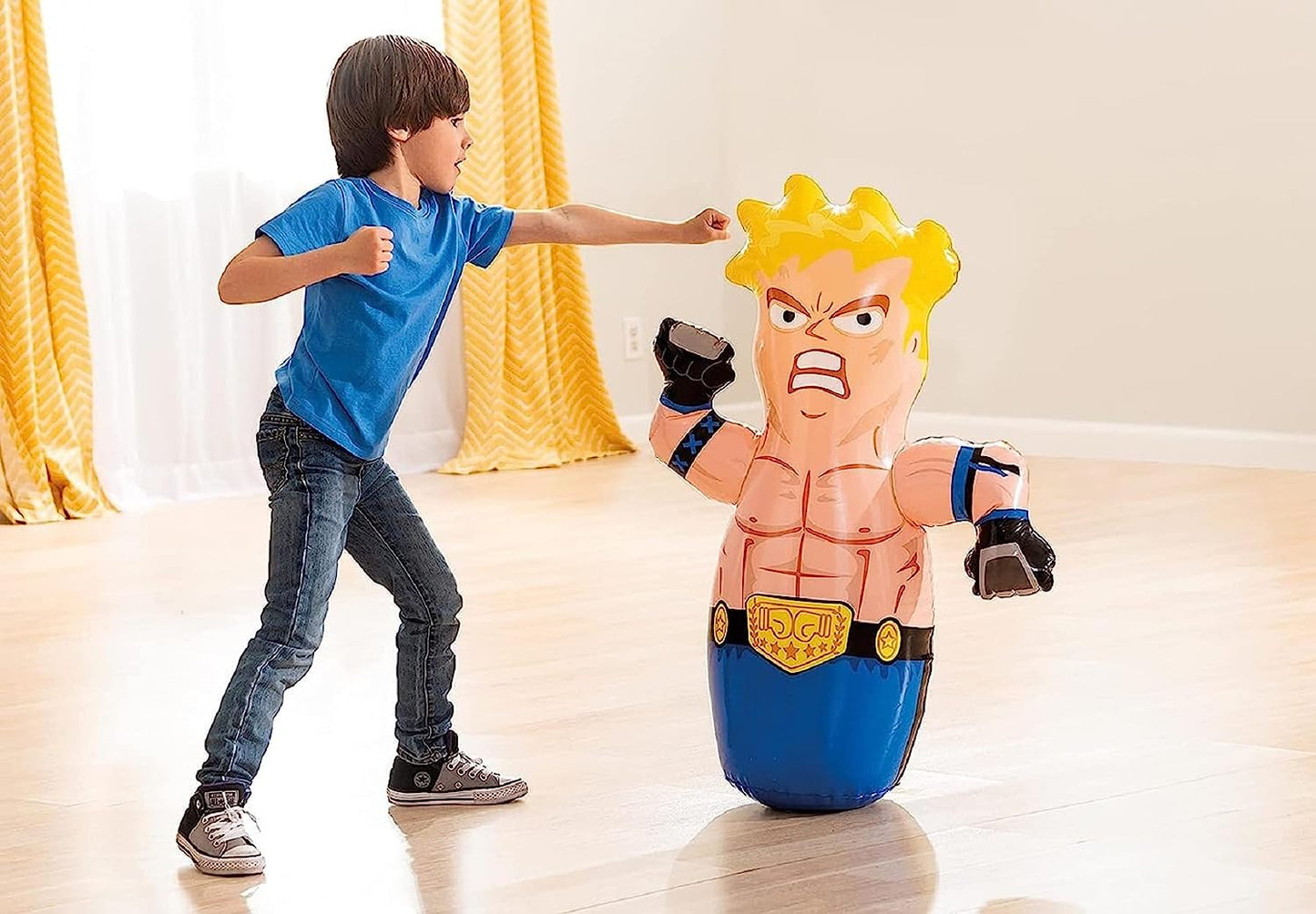Intex Bob Punching Bag for Kids 3D Inflatable PVC Toy