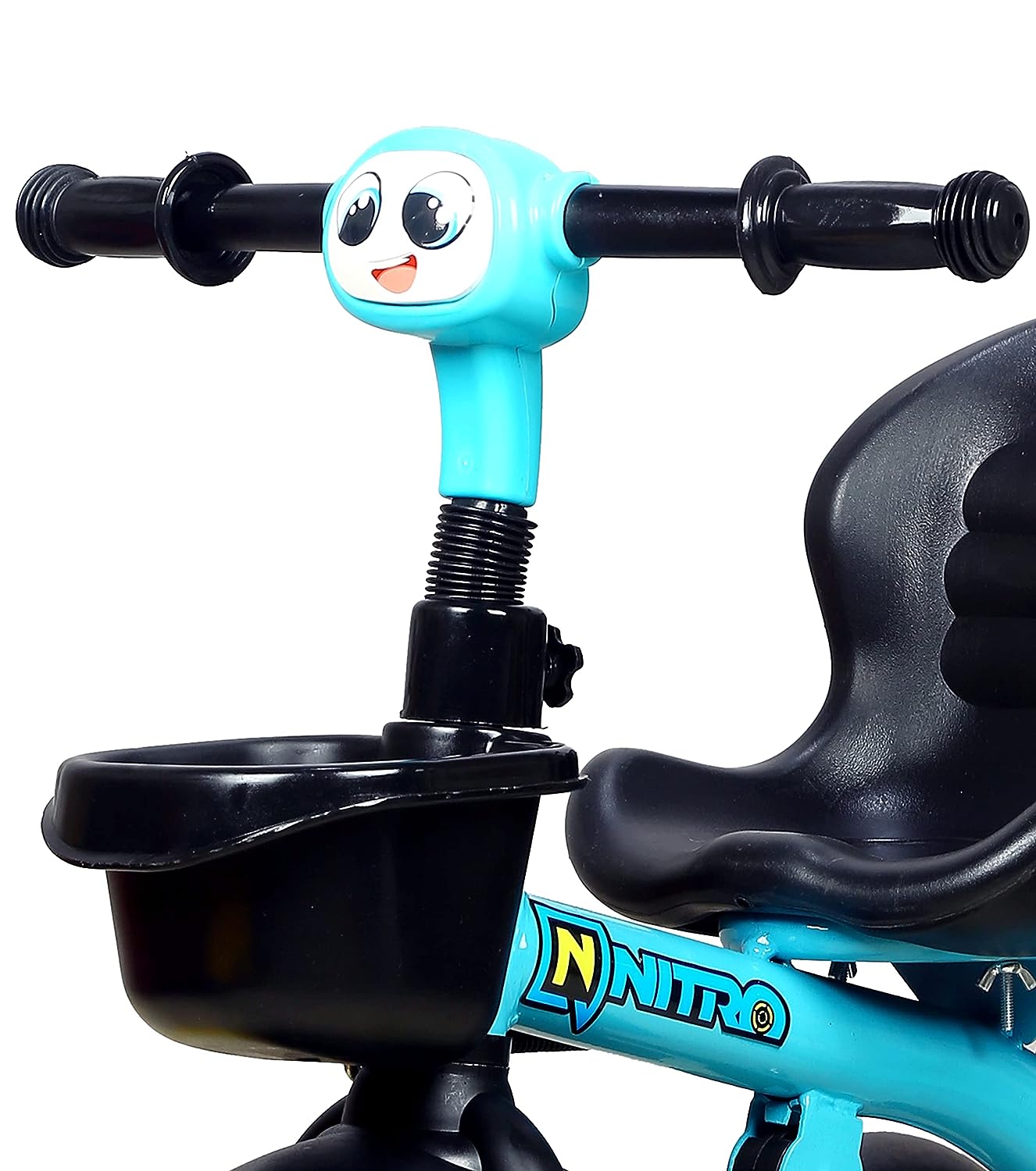 Luusa Nitro 250 TRICYCLE: A Fun and Sturdy Metal Tricycle with Cartoon Charm