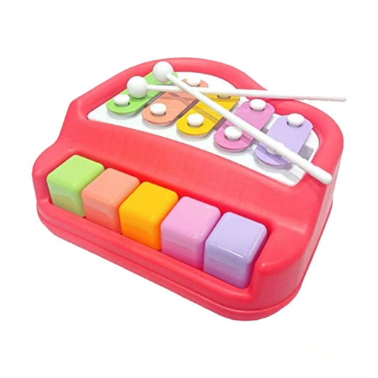 Melody Musical Xylophone and Piano (Red)