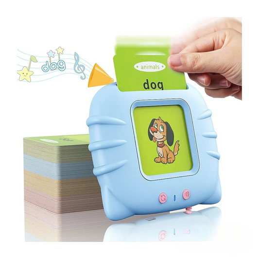Talking Flash Cards Learning Toys for 2 3 4 5 6 Year Old kidsEducational(Blue)