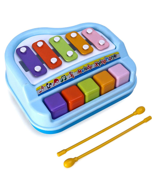 Melody Musical Xylophone and Piano (Blue)