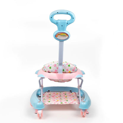 Panda Bravo Baby Walker (06-15) Months Comes With Legs Rest & Music- Pink
