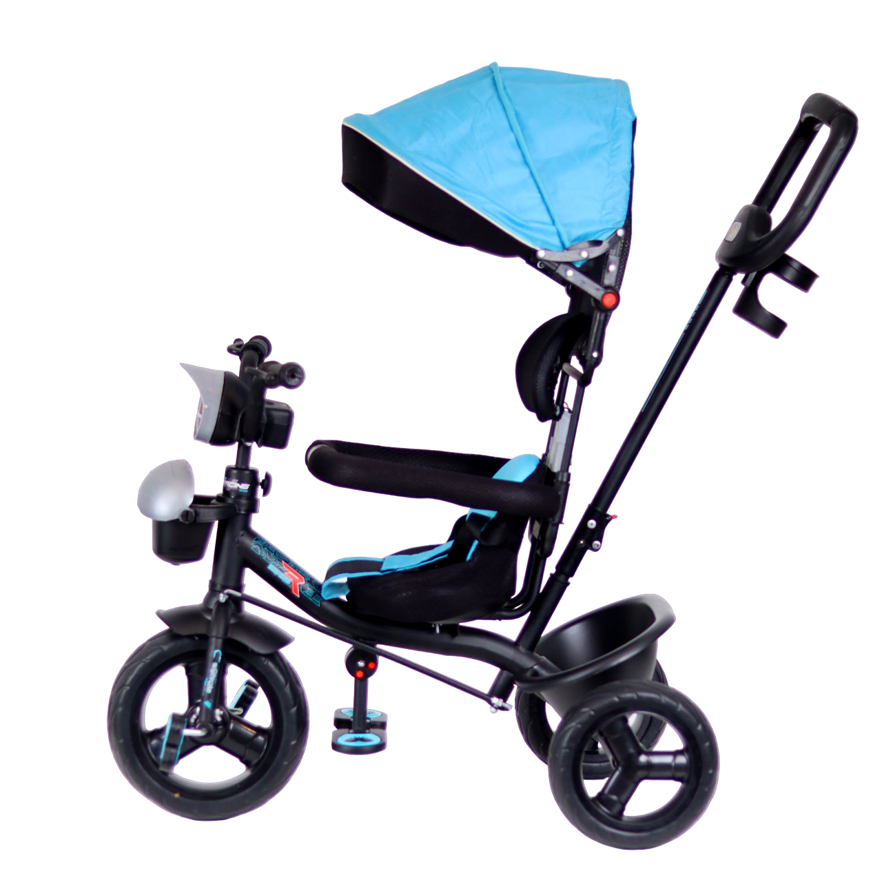 Luusa R9 Power 500 Tricycle for Kids with Hood and Parent Handle