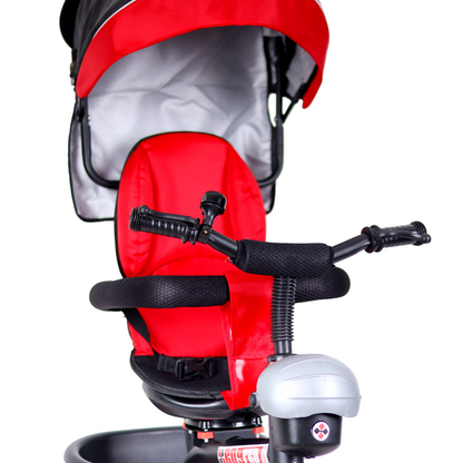 Luusa XR09 Hooded Tricycle for Kids - Ages 8 Months to 4 Years