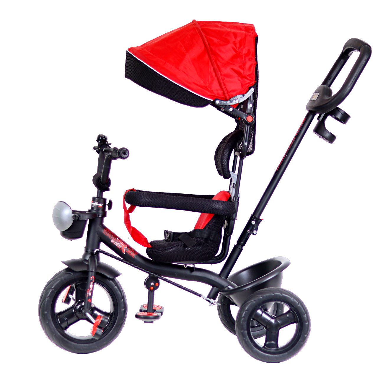 Luusa R1 500 Pro Tricycle for Kids - Hooded, Adjustable, and Safe