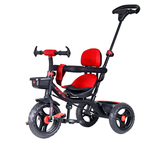 Luusa GT-1 Tricycle Plug N Play Kids with Parental Control, Cushion seat and Safety Guard Rail Carrying Capacity Upto 30kgs