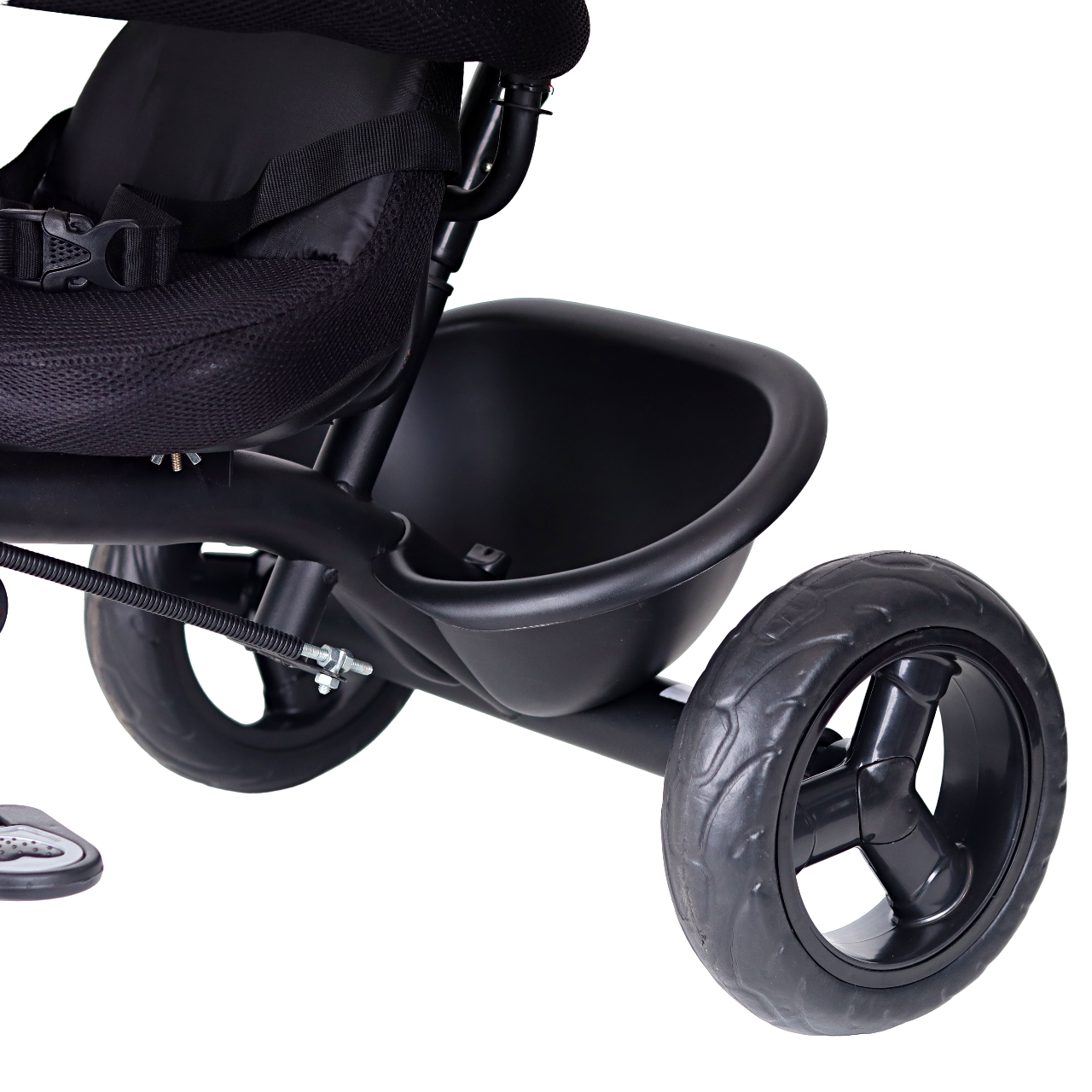 Luusa R1 500 Pro Tricycle for Kids - Hooded, Adjustable, and Safe
