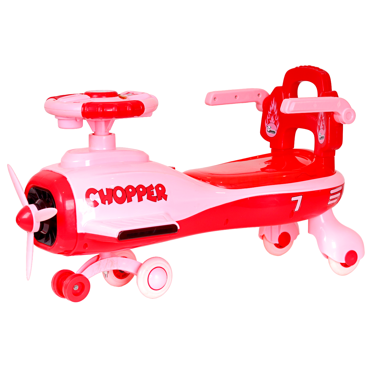 Panda Chopper Musical Magic Car: The Ultimate Ride-On Toy for Kids 2-8 Years with Music, Lights, and Helicopter-Inspired Adventure