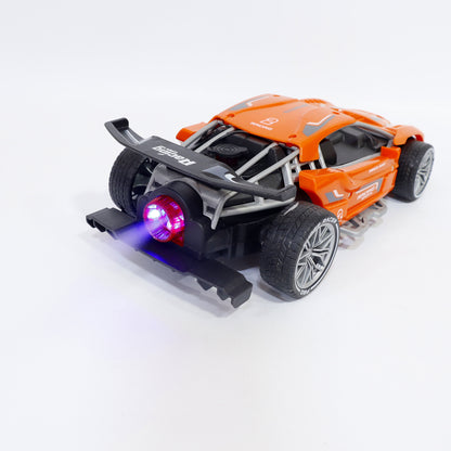 Turbo Smoke-Enabled Sports Racing Car: Safe, Fast, and Full of Thrills! OangeColour