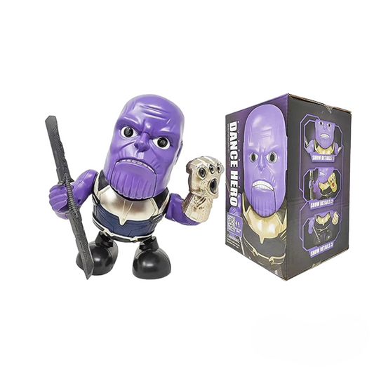 Dance Hero Thanos Musical Dancing Toy For kids Action Figure Purple
