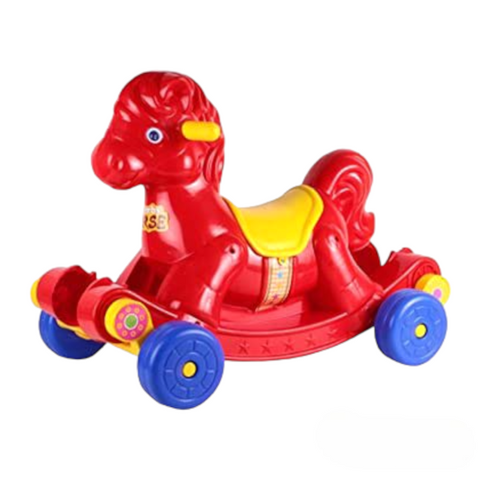 Panda  2in1 Baby Horse Rider | Ride on for Kids And Weight Capacity 30Kgs