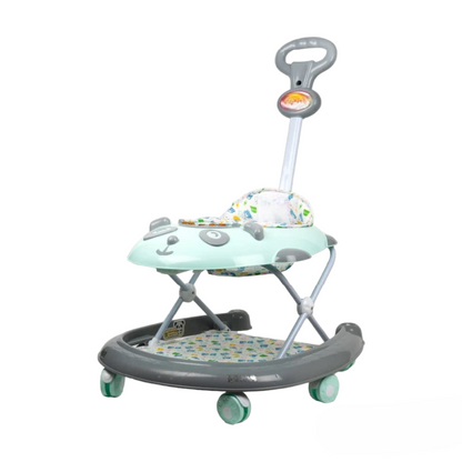 Panda Bravo Baby Walker (06-15) Months Comes With Legs Rest & Music- Green