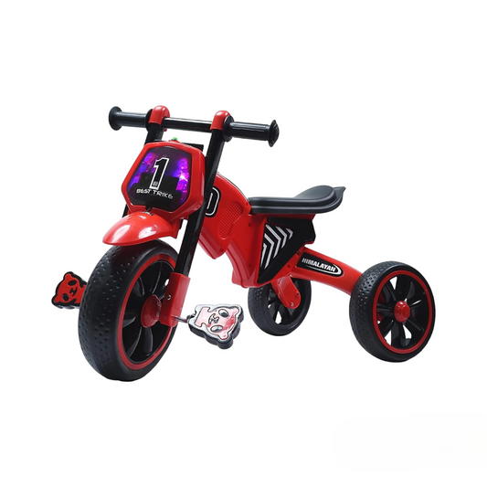 Panda Himalayan Tricycle for Kids - Comet Scooter(Red)