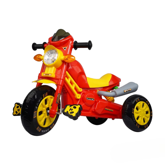 Panda Java Baby Tricycle And Kids Cycle Ride-On Bikes With Music And Lights (Red)