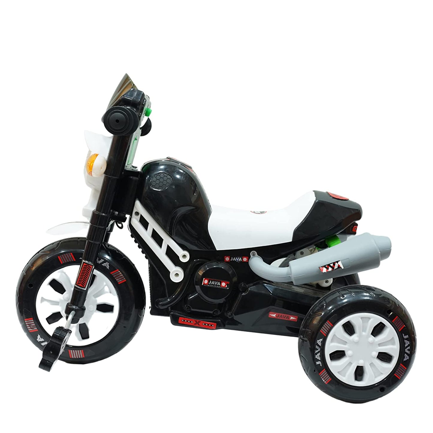 Panda Java Baby Tricycle / kids Cycle Ride-On Bikes With Music And Lights(Black)