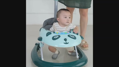 Panda Bravo Baby Walker (06-15) Months Comes With Legs Rest & Music- Black